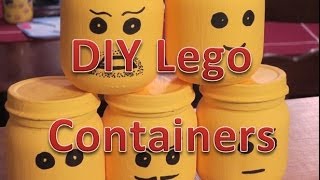 DIY Lego Containers - Option 2 (Spray Painting) 