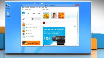 How to prevent Skype® from storing conversation history on a Windows® 8 PC