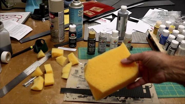 Model Train and Layout Sidewalks using styrene