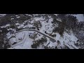 La valle de la blanche dans les alpes vue du ciel