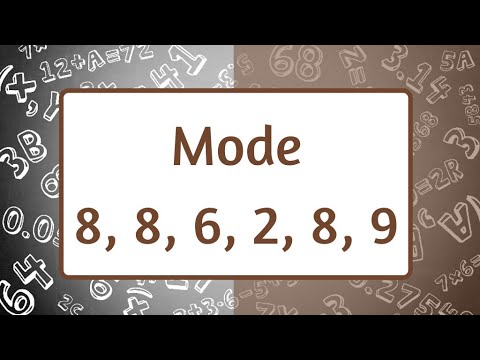 How to Calculate the Mode 