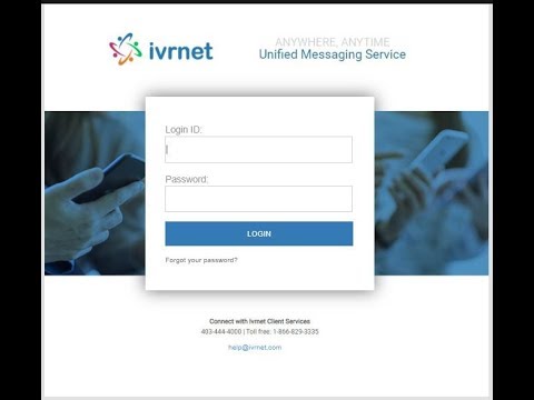 Ivrnet Communications Portal - easy to use versatile and robust cloud software.