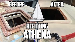 Sail Life  Complete deck and core replacement  DIY sailboat restoration