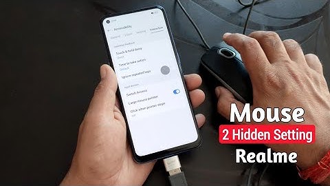 Realme Mobile Mouse cursor hidden Setting | mouse pointer advance setting in realme phone