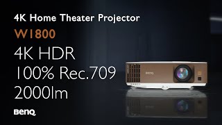 BenQ W1800 True 4K HDR Home Cinema Projector