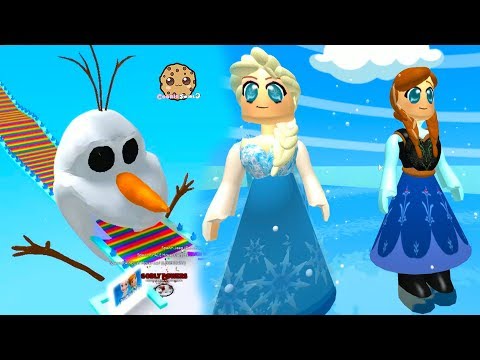 Frozen Inspired Roblox OBBY + Worlds