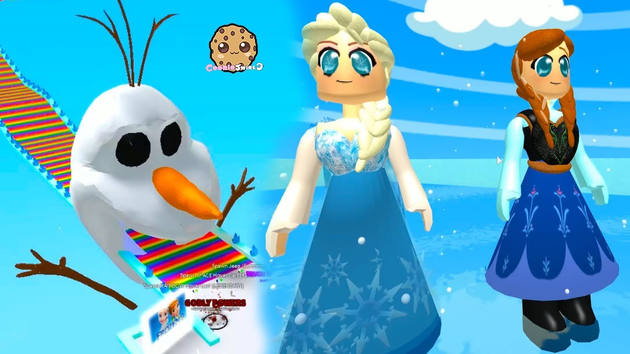 Frozen Inspired Roblox Obby Worlds Youtube