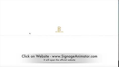 Signage animator software - Walkaround video - show animation demo to clients easily