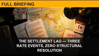 Full Briefing: The Settlement Lag — Three Rate Events, Zero Structural Resolution