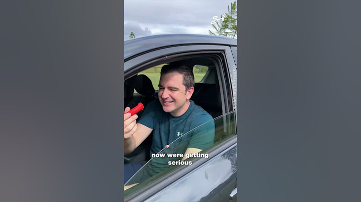 Finger safety test on car windows 🔥