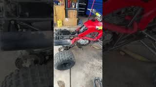 Heat wrap on Honda ! #mikethebuilder #quad #honda #300ex #toys #like #subscribe #comment #az #atv