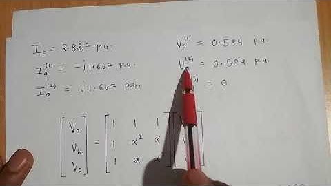 SOLVED PROBLEM(L-L FAULT)/UNSYMMETRICAL FAULTS) (PART-17) GATE/IES/ISRO/BARC