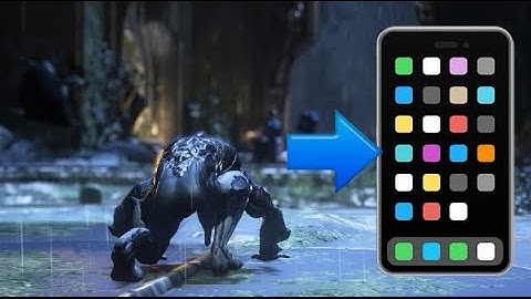 Warframe iPhone gameplay