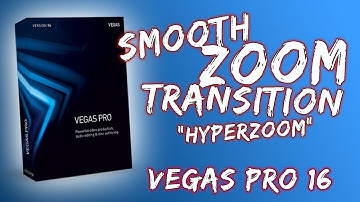 How to Do Sam Kolder Hyperzoom / Smooth Zoom Transition - Vegas Pro 16 - 2018