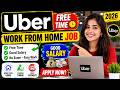 Uber Free Time Work From Home Job Good Salary 2026 | Work from home jobs 2026 typing