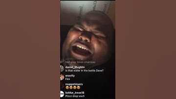 Dave Blunts plays new Kanye on IG live 😨😨😨