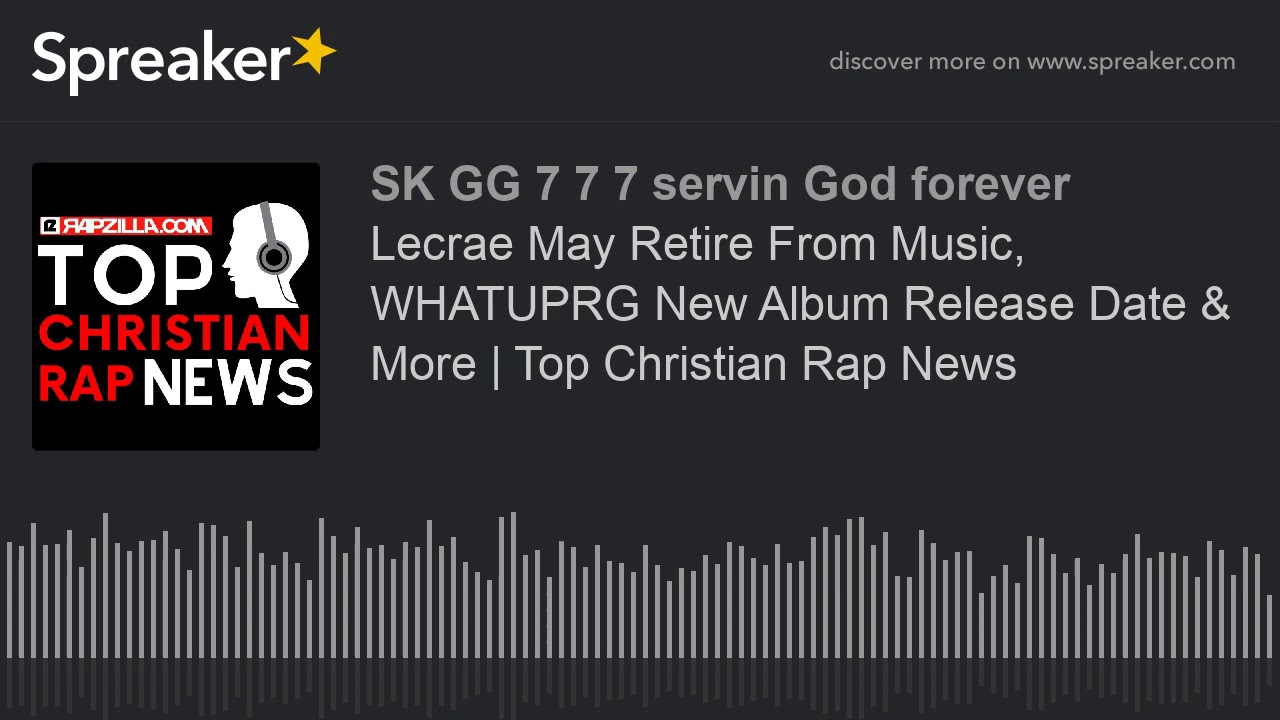 Lecrae May Retire From Music, WHATUPRG New Album Release Date & More | Top Christian Rap News (made