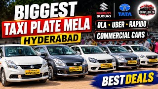 🚖 Biggest Taxi Car Sale in Hyderabad | Ola, Uber & Rapido Used Cars | Commercial Cars | in Telugu screenshot 1