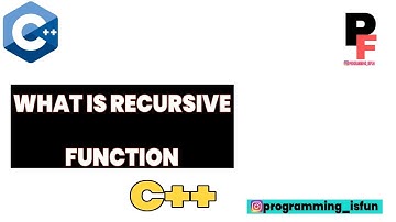 Recursive Function in C++ | TUTORIAL#11