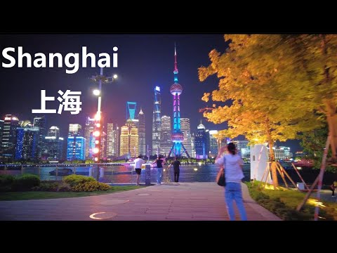 Beijing, 중국 | Nanjing East Road Pedestrian 거리 | 야간 도시 산책 4K