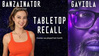 Top 10 Board Games of the Month with Banzainator! | Tabletop Recall January 2026