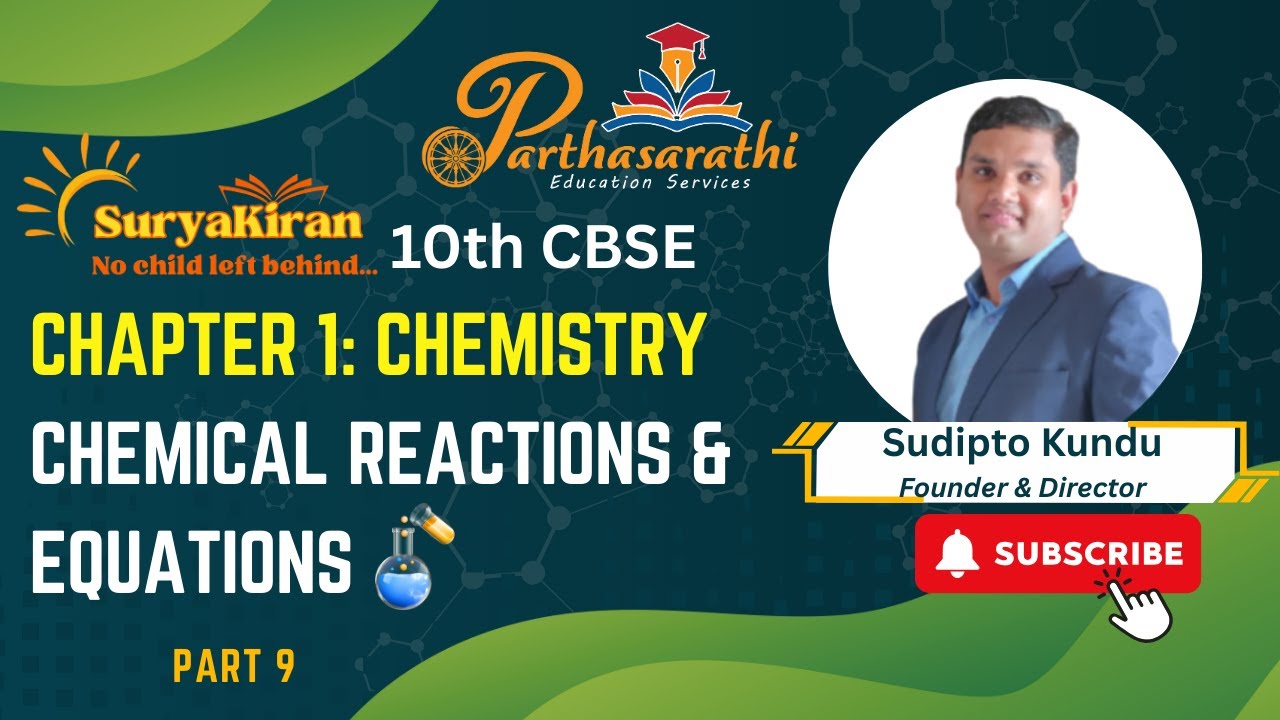 📽️ SuryaKiran – Chemistry Part 9 | Applications of Redox | Rancidity & Corrosion | Class 10 CBSE