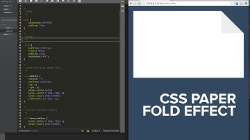CSS paper fold effect