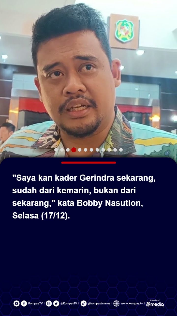 Dipecat PDI-P, Bobby Nasution Mengaku Sudah Jadi Kader Gerindra Sejak Lama #pdip #gerindra