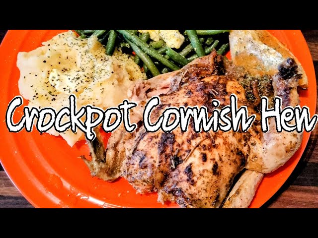 Crockpot Cornish Game Hens - 4 Sons 'R' Us