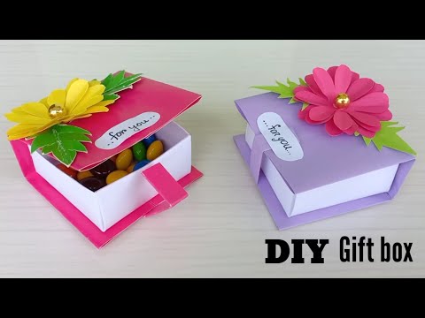 DIY GIFT BOX IDEAS | Gift Ideas | Gift Box /Handmade gift box idea /origami box /Gift box for friend