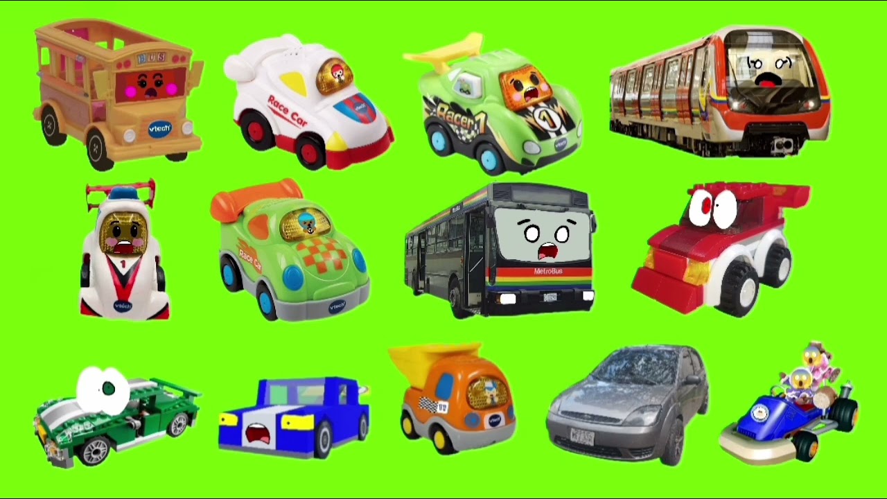 All Characters Screaming 2 (Vtech Big School Bus-Ice Climbers) (Reupload)