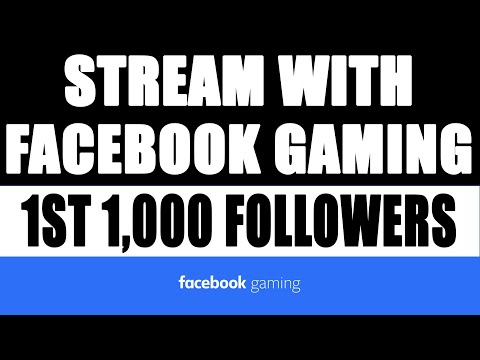 FACEBOOK GAMING: - How To Get 1000 Followers On Facebook Gaming Formula (Facebook Gaming Tutorial)