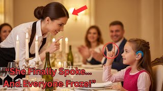 Poor Waitress Saw Everyone Avoid Billionaire Silent Daughter—Until She Spoke Through Sign Language