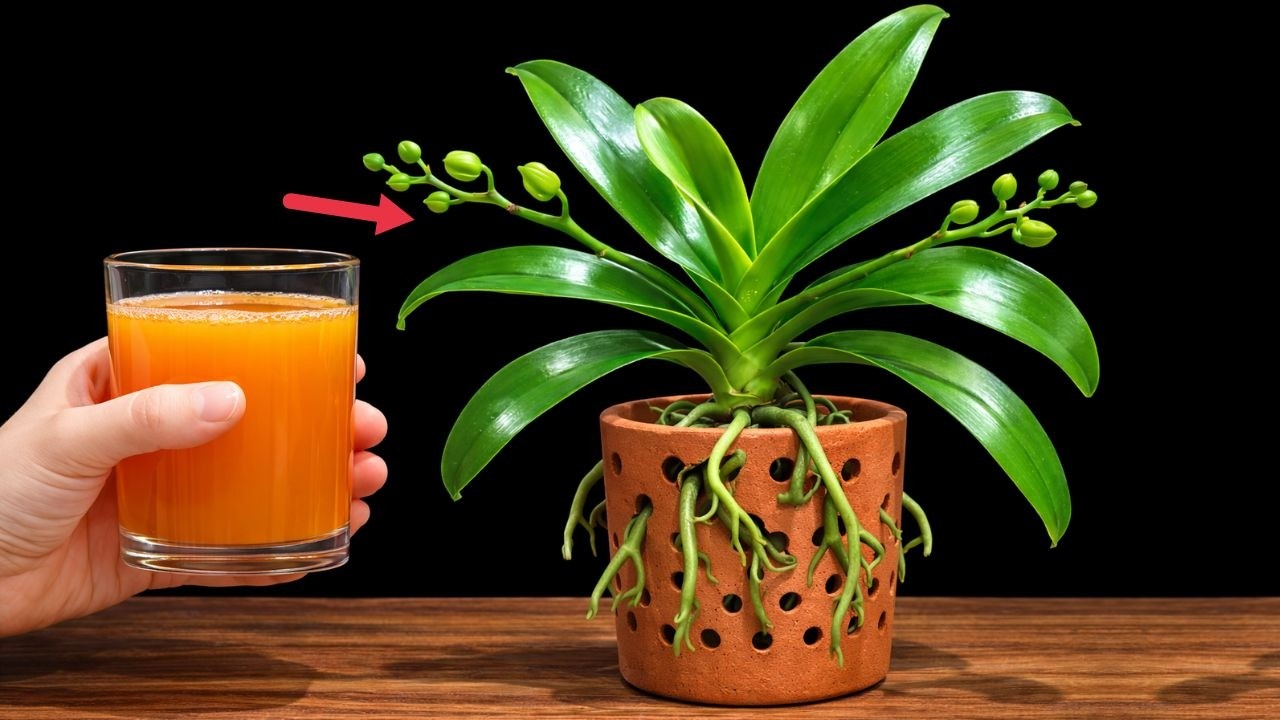 Всего одна чашка в месяц! Орхидеи укореняются и снова цветут.