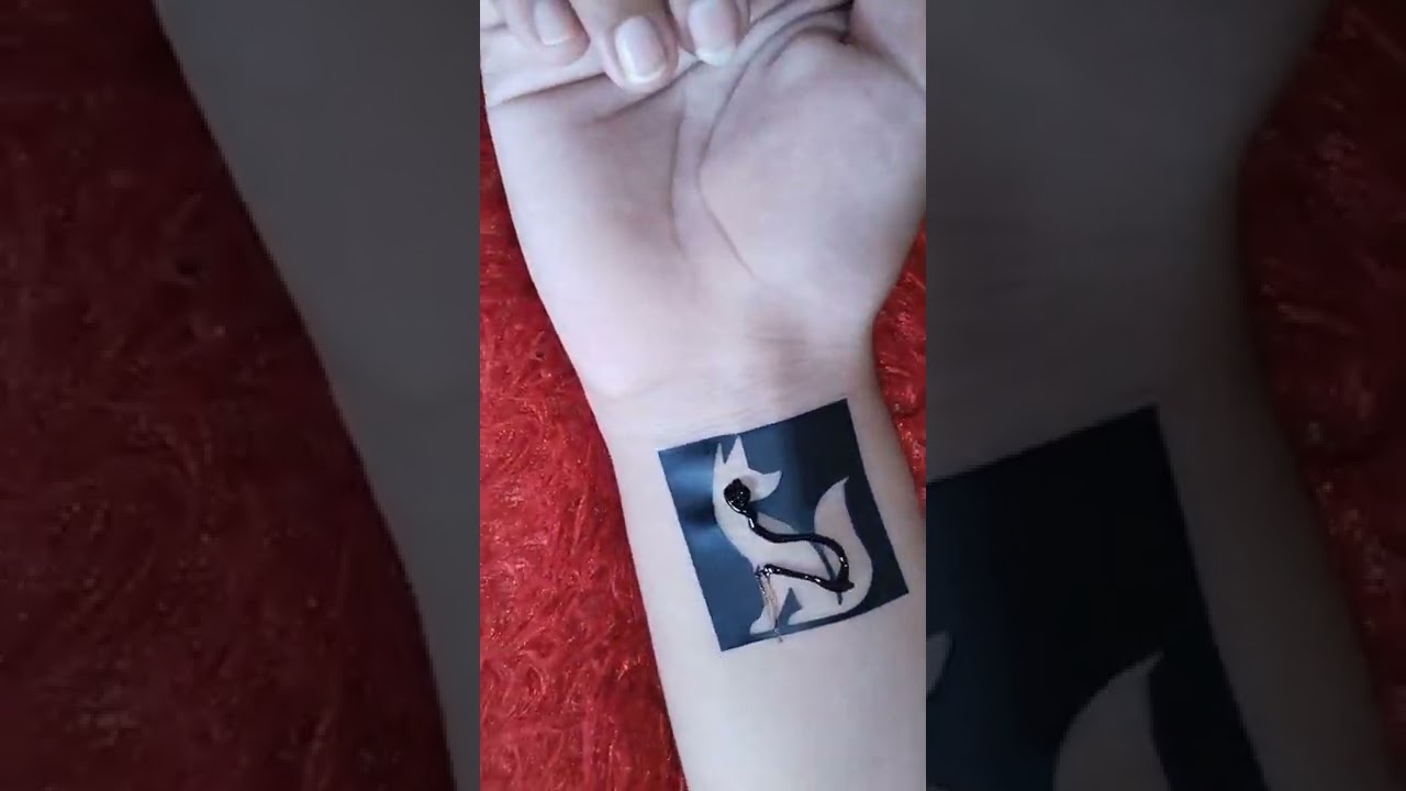 beautiful tattoo sticker design #shorts