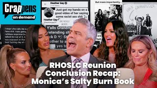 Famous RHOSLC Reunion Conclusion Recap: Monica’s Salty Burn Book Wealth