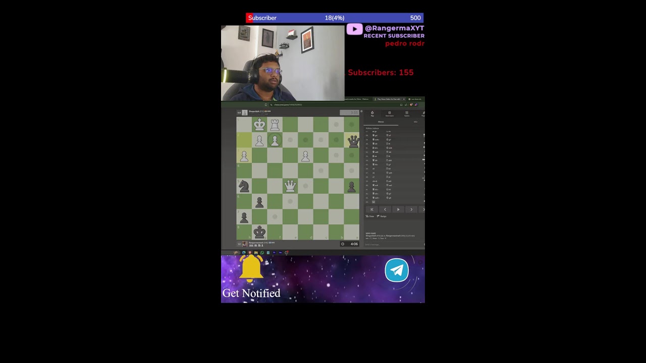 Chess Lo Dimma Tirige Checkmate – Final Move Lo Mass Twist – RangermaXYT