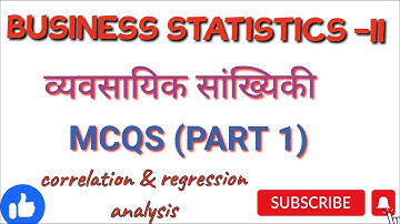 BUSINESS STATISTICS|| IMPORTANT MCQS || PART 1