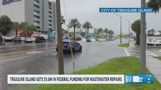 Treasure Island will be recieving $1.6 million in Federal Funding for wastewater repairs