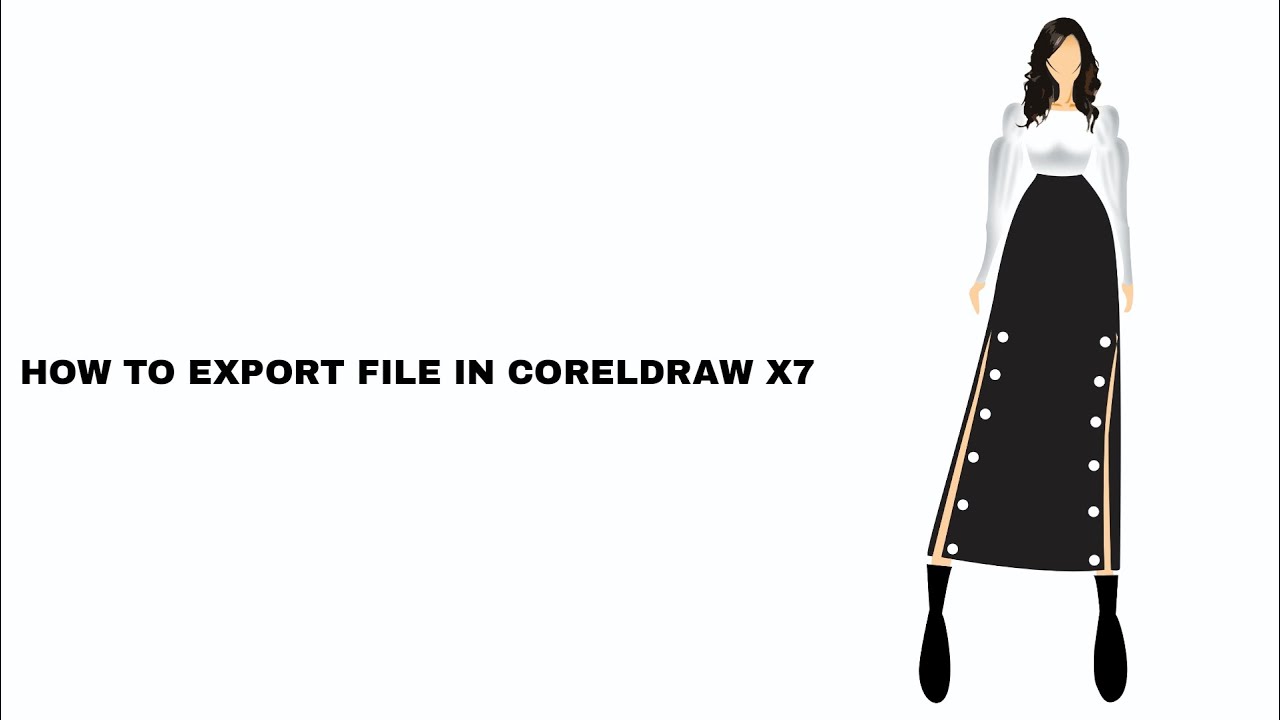 How To Export File In CorelDraw X7