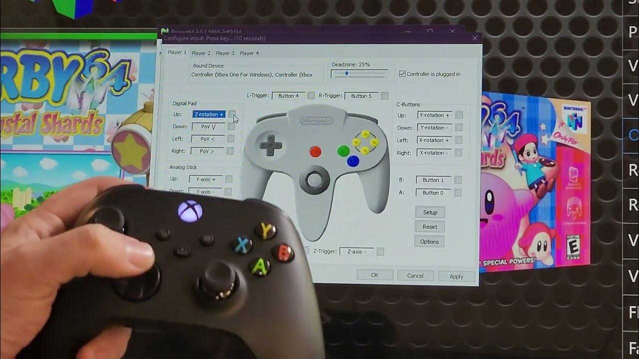 EHA TUTORIAL N64 emulator controller setup YouTube