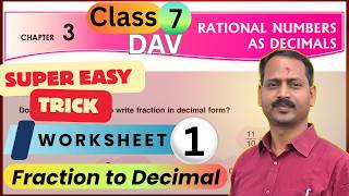 DAV Class 7 Maths Chapter 3 Worksheet 1 All Questions DAV Class 7 Maths Chapter 3 Worksheet 1 All Questions