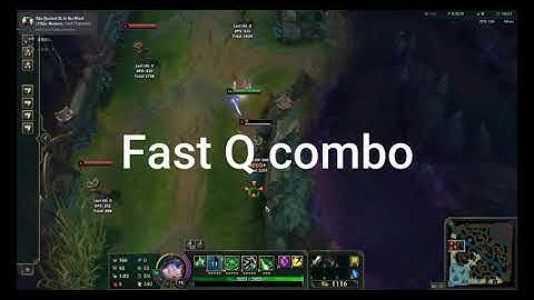 Riven normal vs fast Q combo