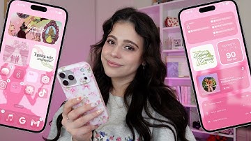 MAKING MY IPHONE 17 PRO MAX AESTHETIC *using iOS 26, and a wicked theme!*✨📱