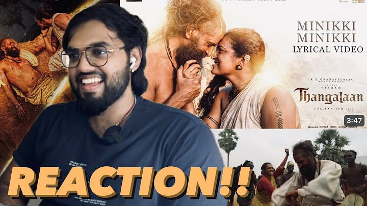 Minikki Minikki - Lyrical Video | REACTION!! | Thangalaan | Chiyaan Vikram | Pa Ranjith | GV Prakash