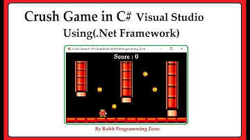 Crush Game in C# Visual Studio By Rohit Programming Zone