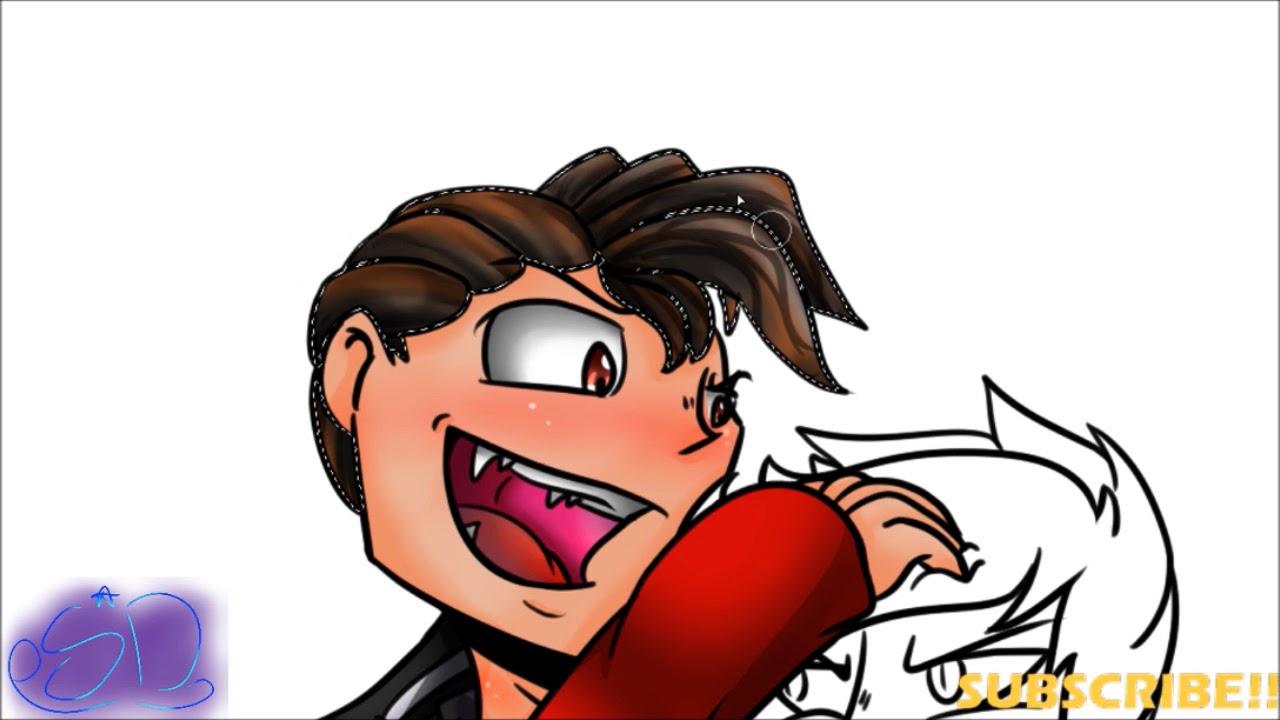 Speedpaint of Noogie and Talk