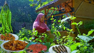 Download lagu Hidup di Desa | masakan sunda khas pedesaan | semur jengkol, urap sayur, ulukutek, sambel terasi
