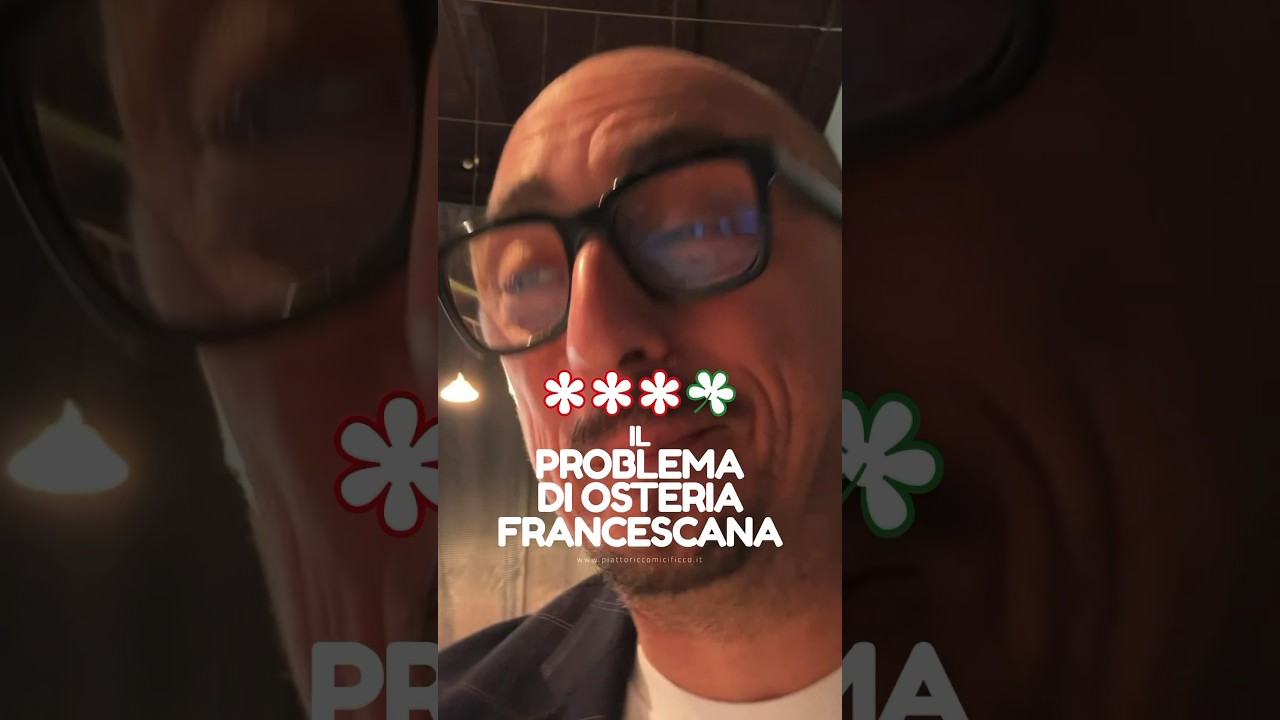 GROSSO PROBLEMA a OSTERIA FRANCESCANA ⭐️⭐️⭐️ di Massimo Bottura 