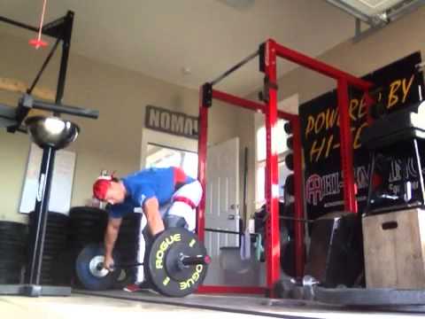 Derek Robinson Muscle Snatch 227lb (103kg)